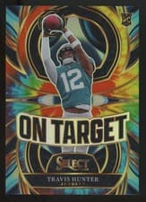 2025 Panini Select On Target Travis Hunter #2 card