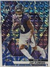 Zay Flowers 2025 Panini Mosaic card