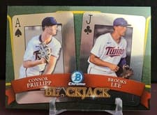 2022 Bowman Draft Blackjack Connor Prielipp, Brooks Lee #BJ-6