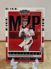 Joe Burrow 2021 Panini MVP Contenders card