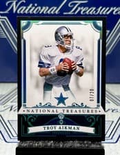 2025 Panini National Treasures Premium Troy Aikman #27 card