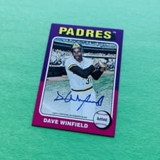 2024 Topps Heritage Real One Autograph Dave Winfield #ROA-DW card