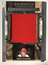 2025-26 Upper Deck Black Diamond Exquisite Extra Exquisite Jersey Andrei Svechnikov #ECE-AS card