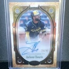 2026 Topps Tier One Clearly Perfect Autographs Jackson Chourio #CPA-JC
