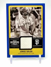 2025 Topps Rickwood Relic Collection Jorge Soler #RWR-JS card