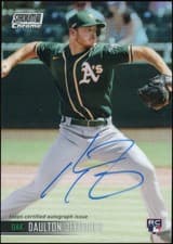Daulton Jefferies 2021 Stadium Club Chrome Autographs card