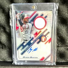 2025 Topps Pristine Pristine Pieces Autograph Relics Byron Buxton #PPAR-BB card