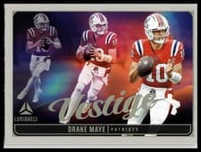 2025 Panini Luminance Vestige Drake Maye #6 card