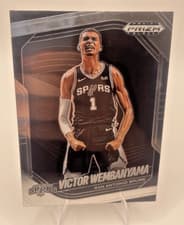 Victor Wembanyama 2024-25 Panini Prizm Black Prizmania card