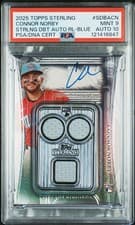 2025 Topps Sterling Debuts Autographed Relics Connor Norby #SDBA-CN card