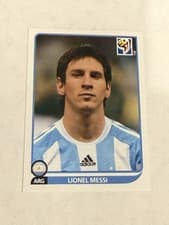 Lionel Messi 2010 Panini South Africa FIFA World Cup Sticker card