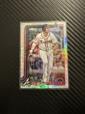 2025 Topps Chrome Logofractor Edition Base Set Matt Olson #193 card