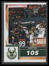 Milwaukee Bucks - Phoenix Suns Game 1 2021-22 Panini NBA Sticker & Card Collection Base Set card