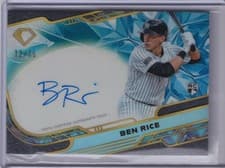 2025 Topps Diamond Icons Icons Chrome Autographs Ben Rice #ACC-BR card