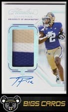 Ja'Lynn Polk 2024 Panini National Treasures Collegiate Flawless Rookie Patch Autograph card