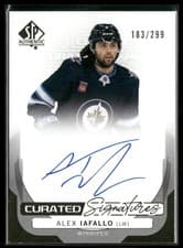 2024-25 SP Authentic Curated Signatures Alex Iafallo #SPC-AI card