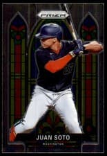 Juan Soto 2021 Panini Prizm Stained Glass card