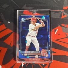 JJ Wetherholt 2025 Bowman Chrome Prospects card