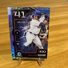 Dalton Rushing 2025 Bowman Bowman Scouts Top 100 card