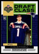 2025 Panini Rookies & Stars Draft Class Will Campbell #3 card