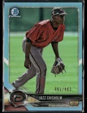 Jazz Chisholm 2018 Bowman Draft card