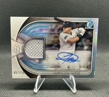 2025 Bowman Chrome Auto Relics Jasson Domínguez #BCAR-JD card