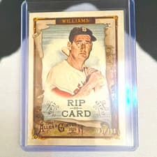 2025 Topps Allen & Ginter Rip Cards Ted Williams #RIP-57 card