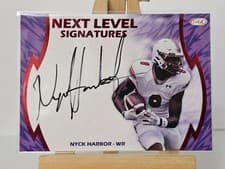 2026 SAGE Football Next Level Signatures Nyck Harbor #NLS-NH card