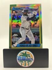 2025 Topps Chrome Update 1990 Topps Chrome Yordan Alvarez #90CU-7 card