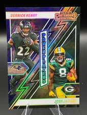 2024 Panini Contenders Power Players Derrick Henry / Josh Jacobs #17 card