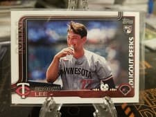 2025 Topps Dugout Peeks Brooks Lee #DP-17 card