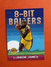 LeBron James 2025 Topps 8-Bit Ballers card