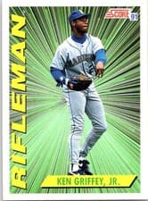 Ken Griffey Jr. 1991 Score card