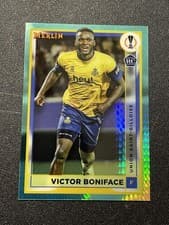 Victor Boniface 2022 Topps Merlin Chrome UEFA Club Competitions card