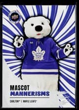 Carlton The Bear 2026 Upper Deck National Hockey Card Day Mascot Mannerisms card