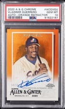 Vladimir Guerrero 2020 Topps Allen & Ginter Chrome Autographs card