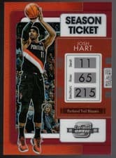 Josh Hart 2021 Panini Contenders Optic card