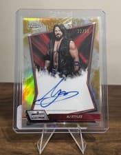 2026 Topps Chrome WWE Red Brand Autographs AJ Styles #RBA-AJS