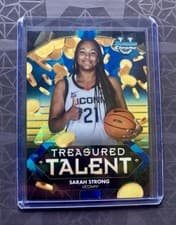 2025-26 Bowman Sapphire Treasured Talents NIL Sarah Strong #TTI-4 card