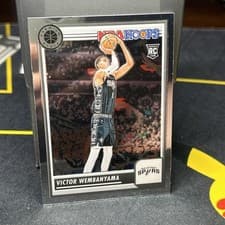 Victor Wembanyama 2023 Panini Hoops Premium Stock card