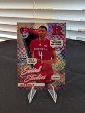 Ace Bailey 2024-25 Bowman University Chrome Social Studies card