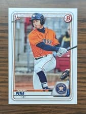 Jeremy Pena 2020 Bowman Paper Prospects card