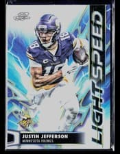 2025 Topps Cosmic Chrome Light Speed Justin Jefferson #LS-32 card
