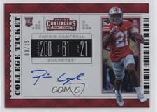 Parris Campbell 2019 Panini Contenders Draft Picks card
