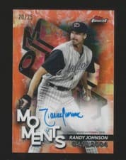 2024 Finest Moments Autographs Randy Johnson #FMA-RJ card