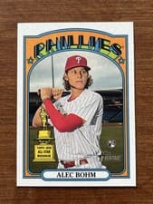 Alec Bohm 2021 Topps Heritage card