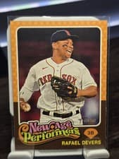 2024 Topps Heritage Mini New Age Performers Rafael Devers #NAP-19 card