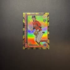 2025 Topps Chrome Update Radiating Rookies Marcelo Mayer #RR-37 card