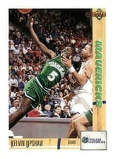 Kelvin Upshaw 1991-92 Upper Deck Base Set card