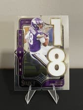 Justin Jefferson 2024 Panini Select Numbers card